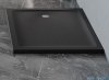 New Trendy Mild Satin Black Brodzik akrylowy prostokątny 120x70x4,5 cm czarny mat B-0673